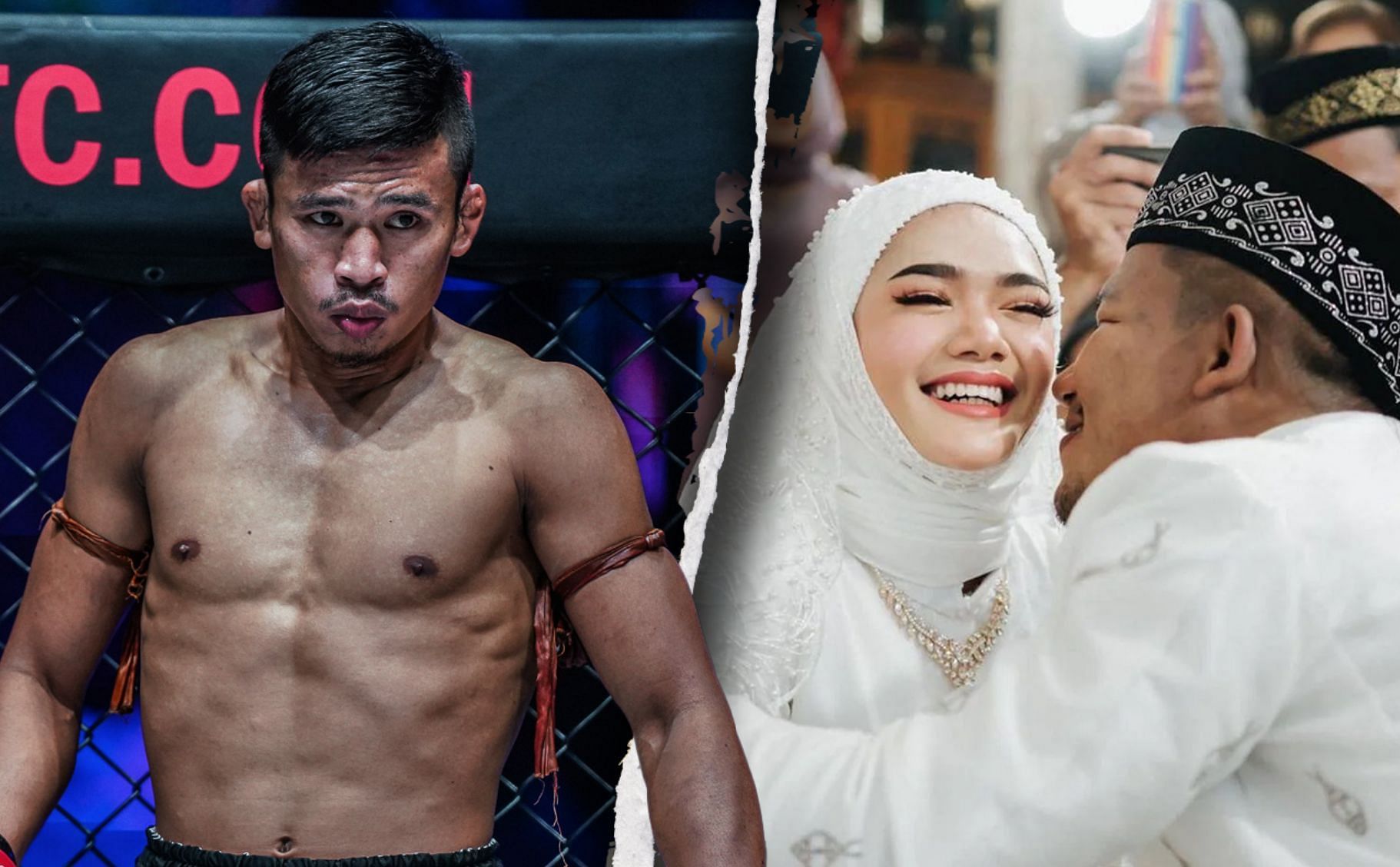 Superlek (L) expects the best out of newly-wed Rodtang (R). | Photo by ONE Championship