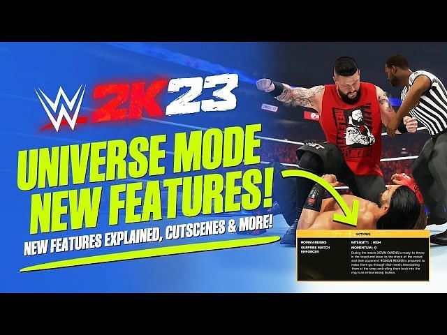 How to create a First Blood match in WWE 2K23?