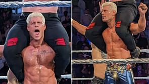 [PHOTO] Cody Rhodes lifts 385-pound WWE Superstar on his shoulders