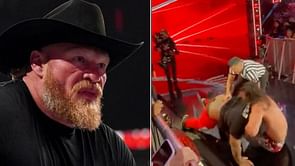 Brock Lesnar once sent a terrifying message to fans after Seth Rollins was attacked on WWE RAW
