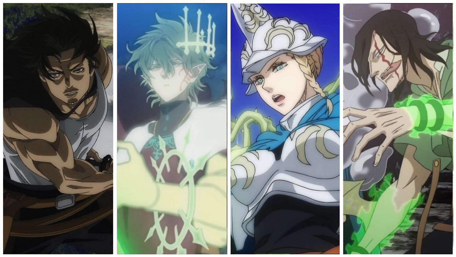 Magic Knights Squad Captains - Yami, Yuno, Charlotte, Jack