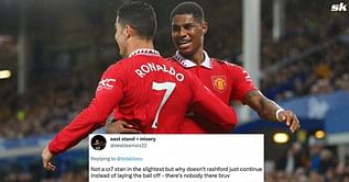"One played with Rooney" - Manchester United fans highlight IQ difference between Cristiano Ronaldo and Marcus Rashford as Twitter clip goes viral
