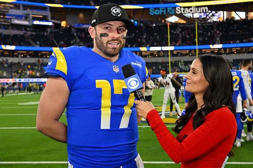 Baker Mayfield at Denver Broncos v Los Angeles Rams