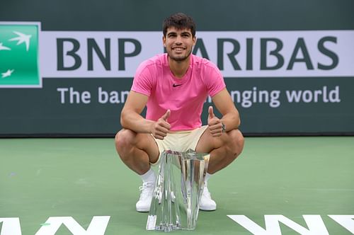 Carlos Alcaraz at the BNP Paribas Open