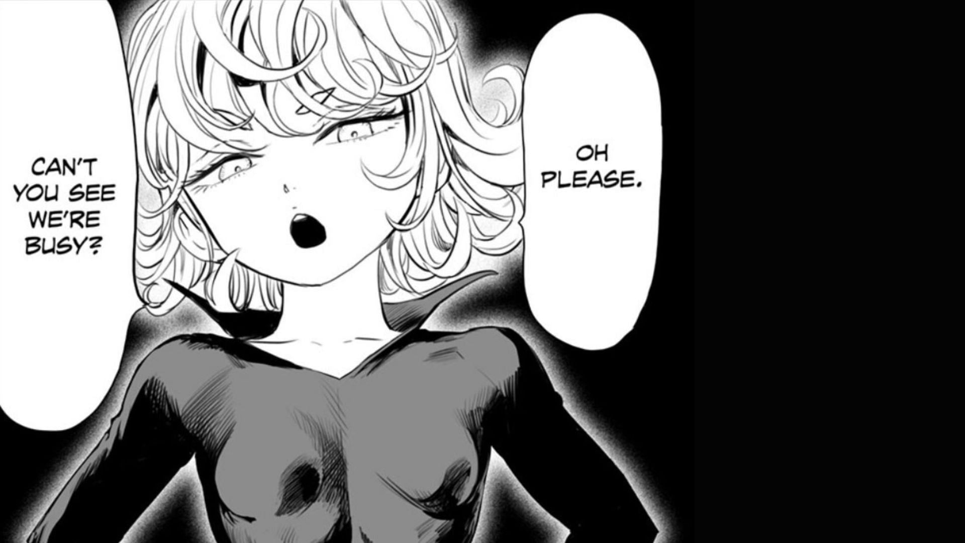 Tatsumaki as seen in One Punch Man chapter 180 (Image via Shueisha)