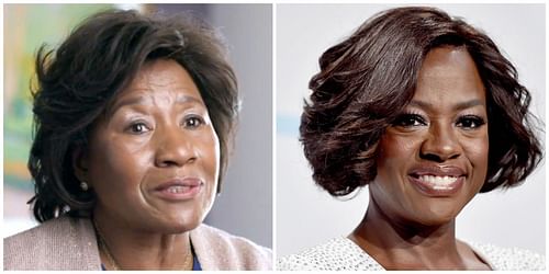 Michael Jordan's mother, Deloris (left), and Viola Davis.