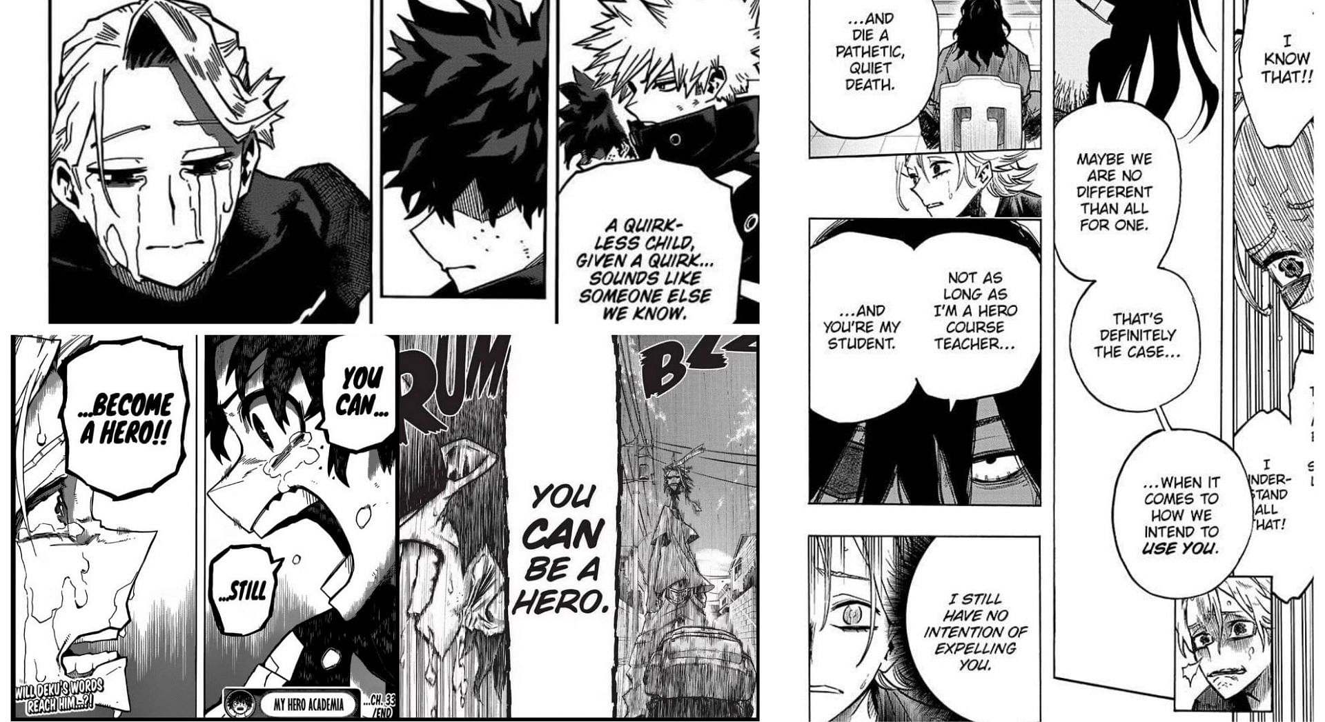 Reactions to the traitor (Image via Sportskeeda/Kohei Horikoshi/Shueisha)