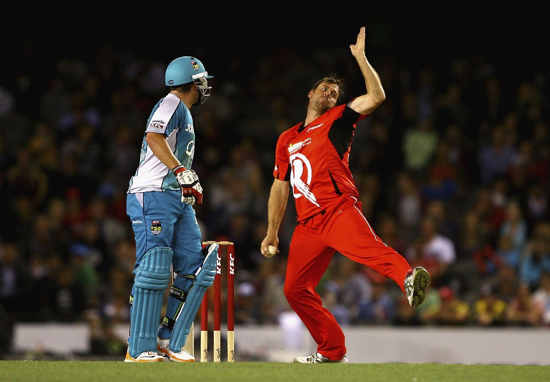 Shane Harwood of the Renegades bowls during a T20 Big Bash League match. Pic: Getty Images