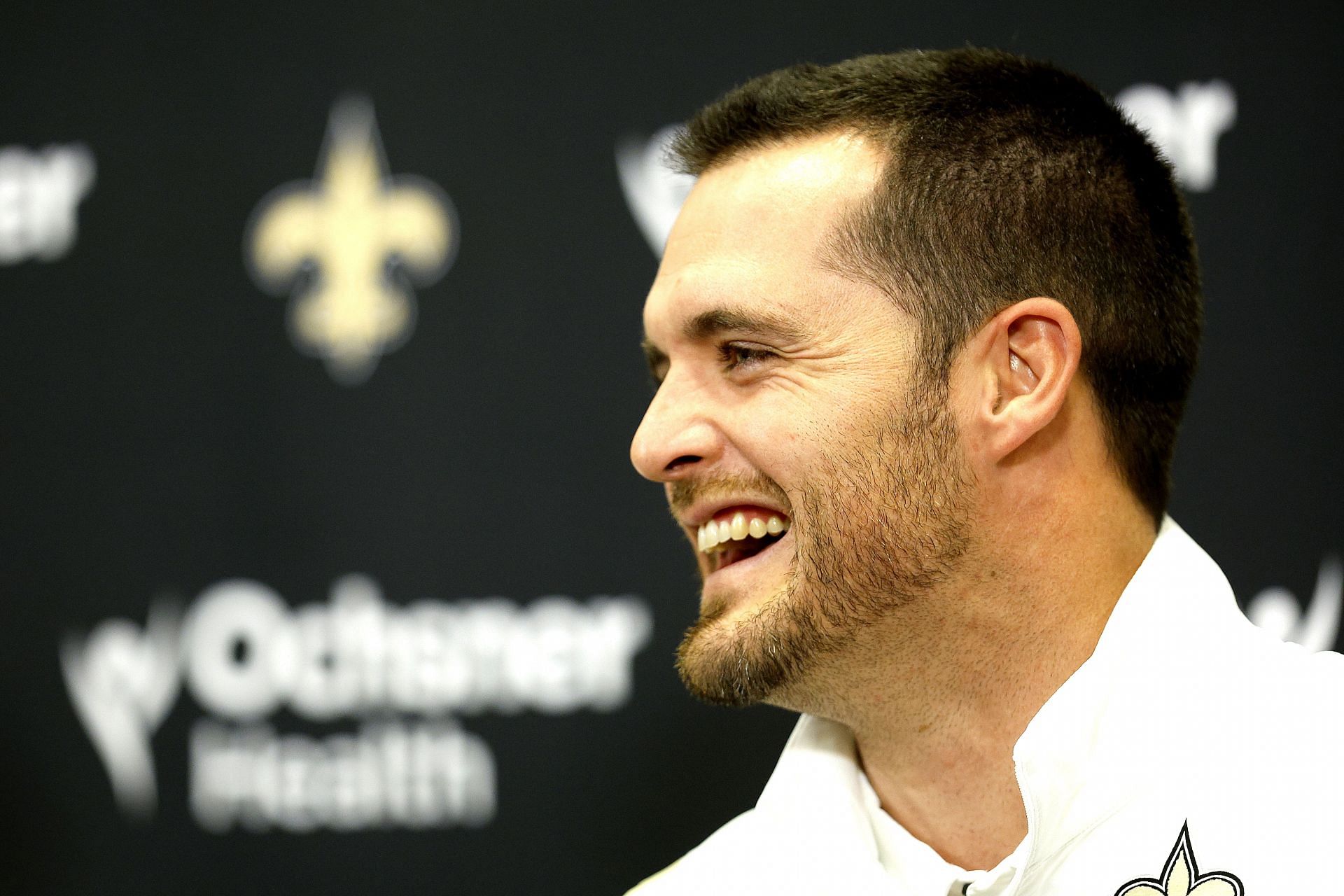 Derek Carr: New Orleans Saints Introduce Quarterback Derek Carr