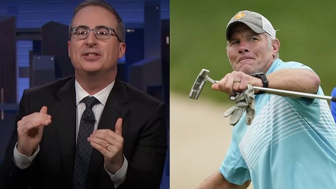 Why does John Oliver want to see Brett Favre ‘hit in the nuts’? LWT host blasts ‘sausage-fingered’ Packers legend