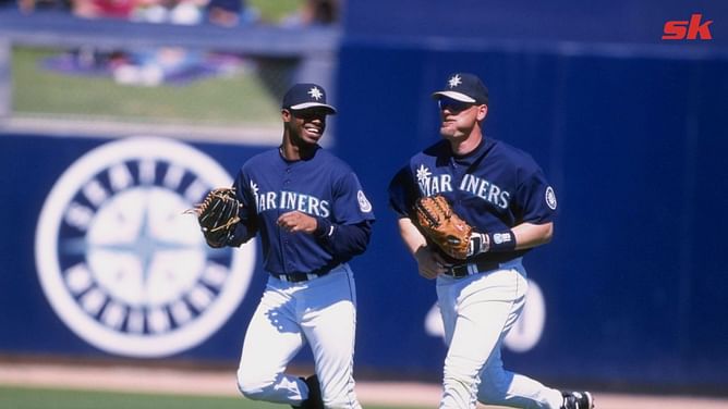 When Ken Griffey Jr.'s heartfelt tribute to teammate Jay Buhner reduced his beloved friend to tears
