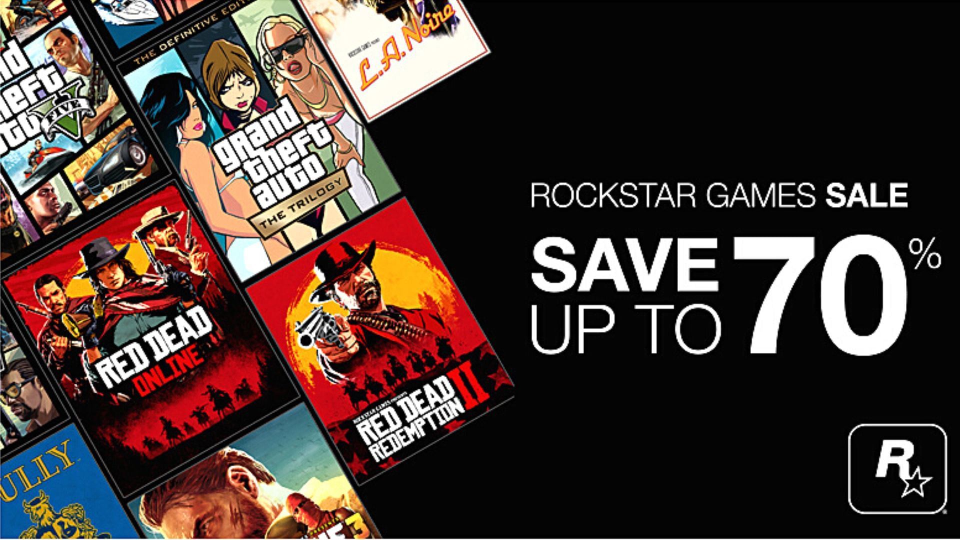 Steam: Promoção da Rockstar Games com até 70% de Desconto com