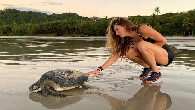 In Pictures: Gisele Bundchen promotes 'the power of nature' in Brazil's regeneration project