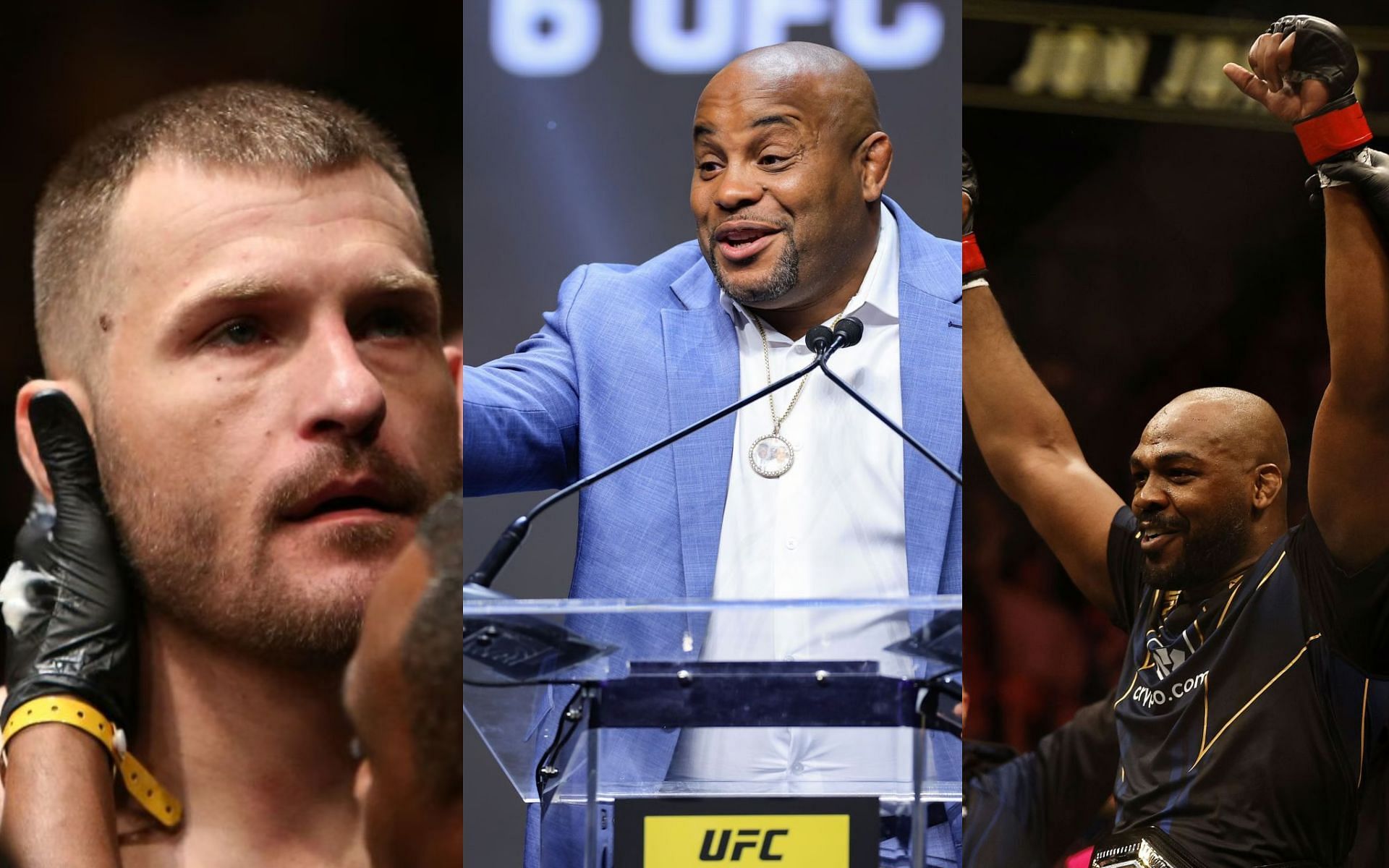 Stipe Miocic, Daniel Cormier and Jon Jones