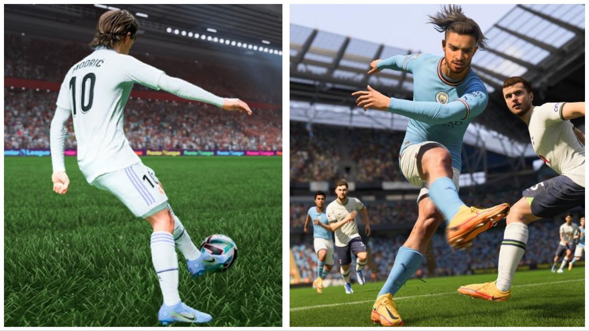 This is the most overpowered shooting tactic in FIFA 23 (Images via EA Sports)