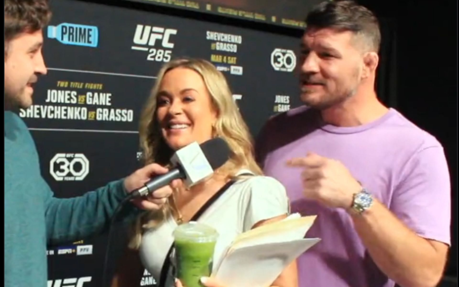 Laura Sanko and Michael Bisping