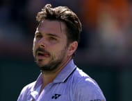 Stan Wawrinka at the ongoing BNP Paribas Open.