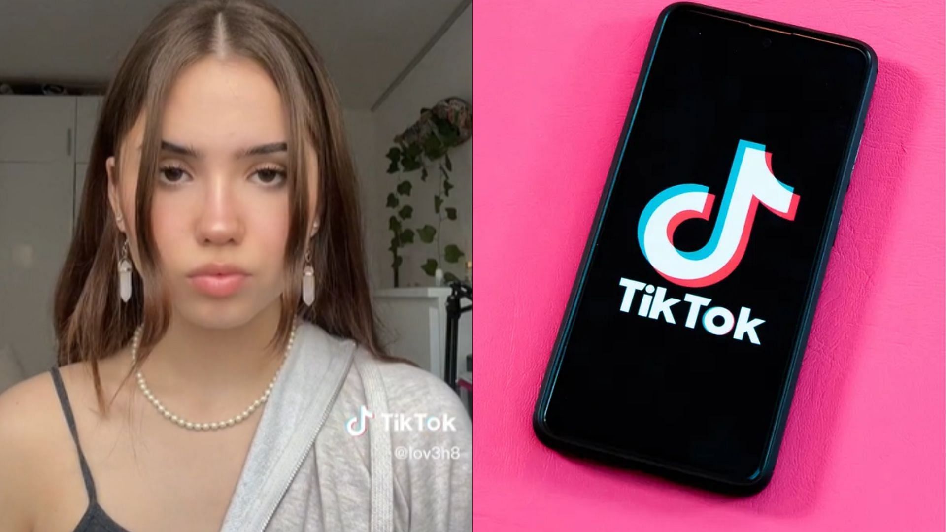 New TikTok trend &quot;hair theory&quot; went viral. (Image via TikTok/@lov3h8, Shutterstock)