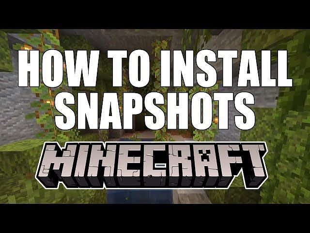 How To Install Minecraft Snapshot 20w14∞