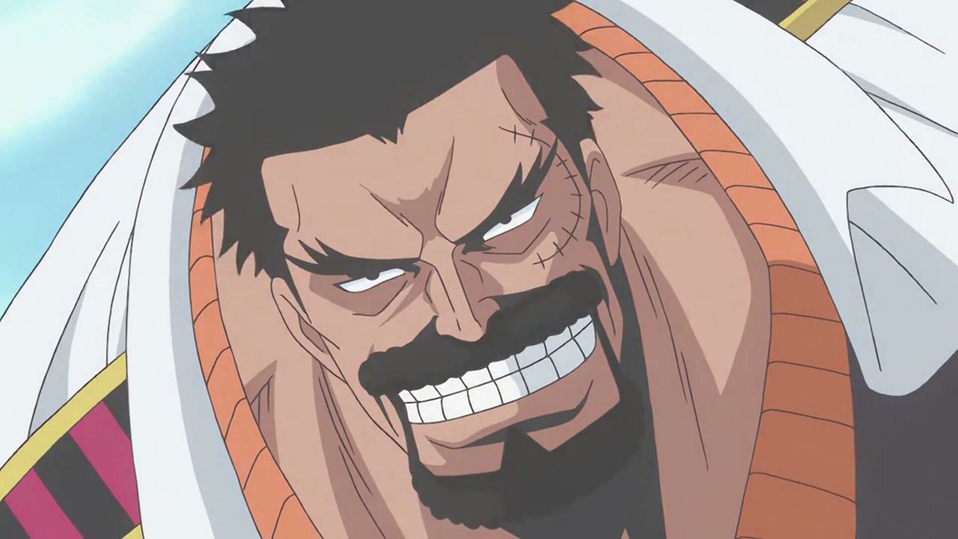 Garp in his prime days (Image via Toei Animation, One Piece)