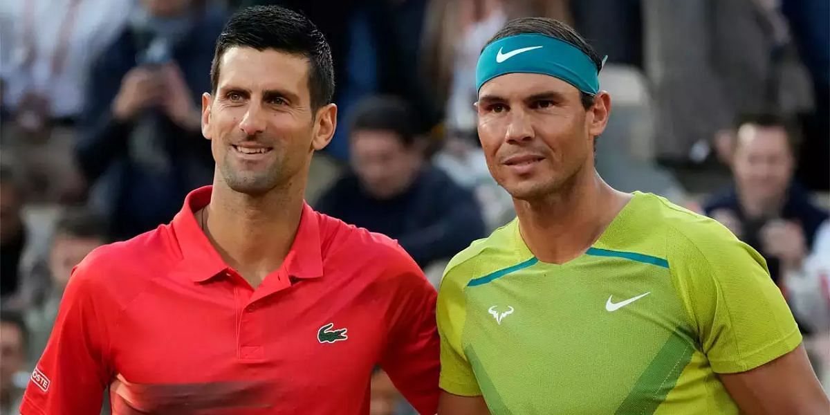 Novak Djokovic and Rafael Nadal pictured together