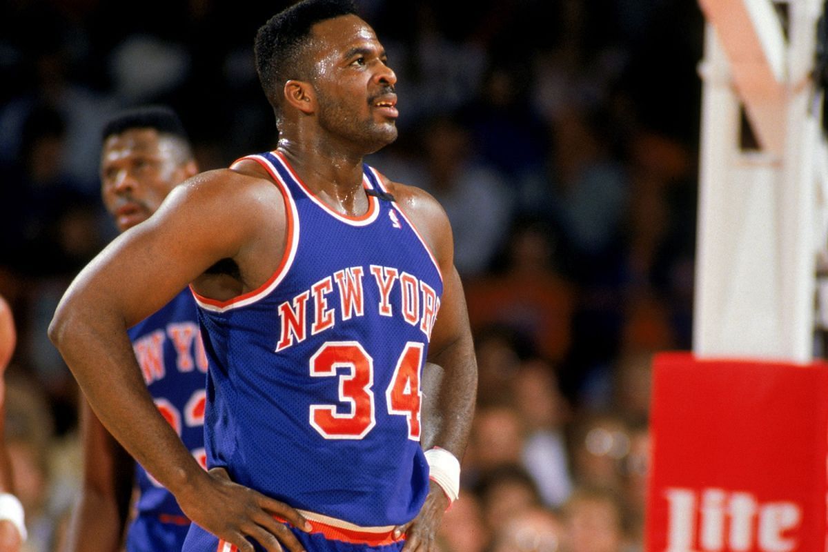 Charles Oakley during his time with the New York Knicks