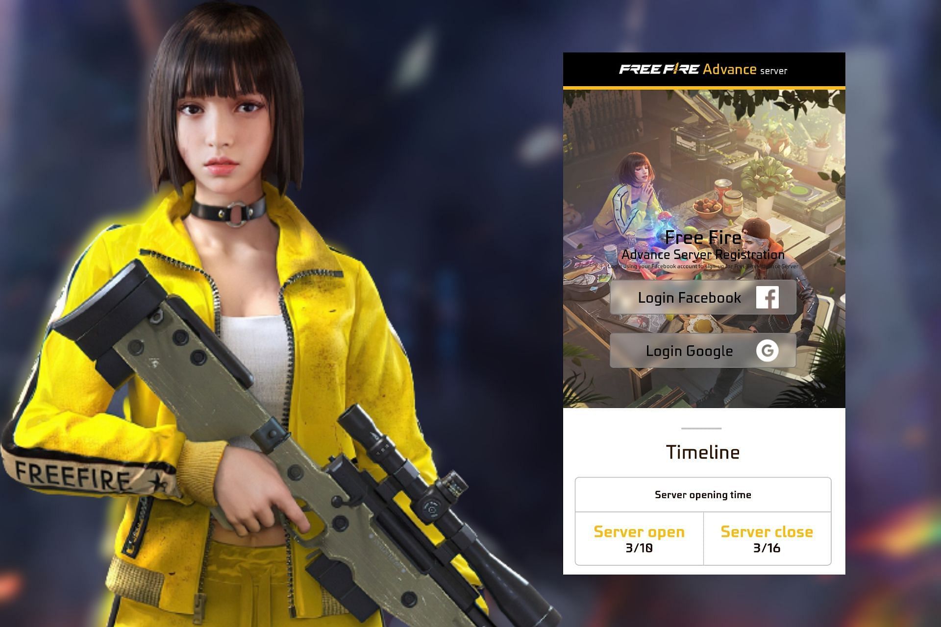 Free Fire OB39 Advance Server APK will be released later this month (Image via Garena/Sportskeeda)