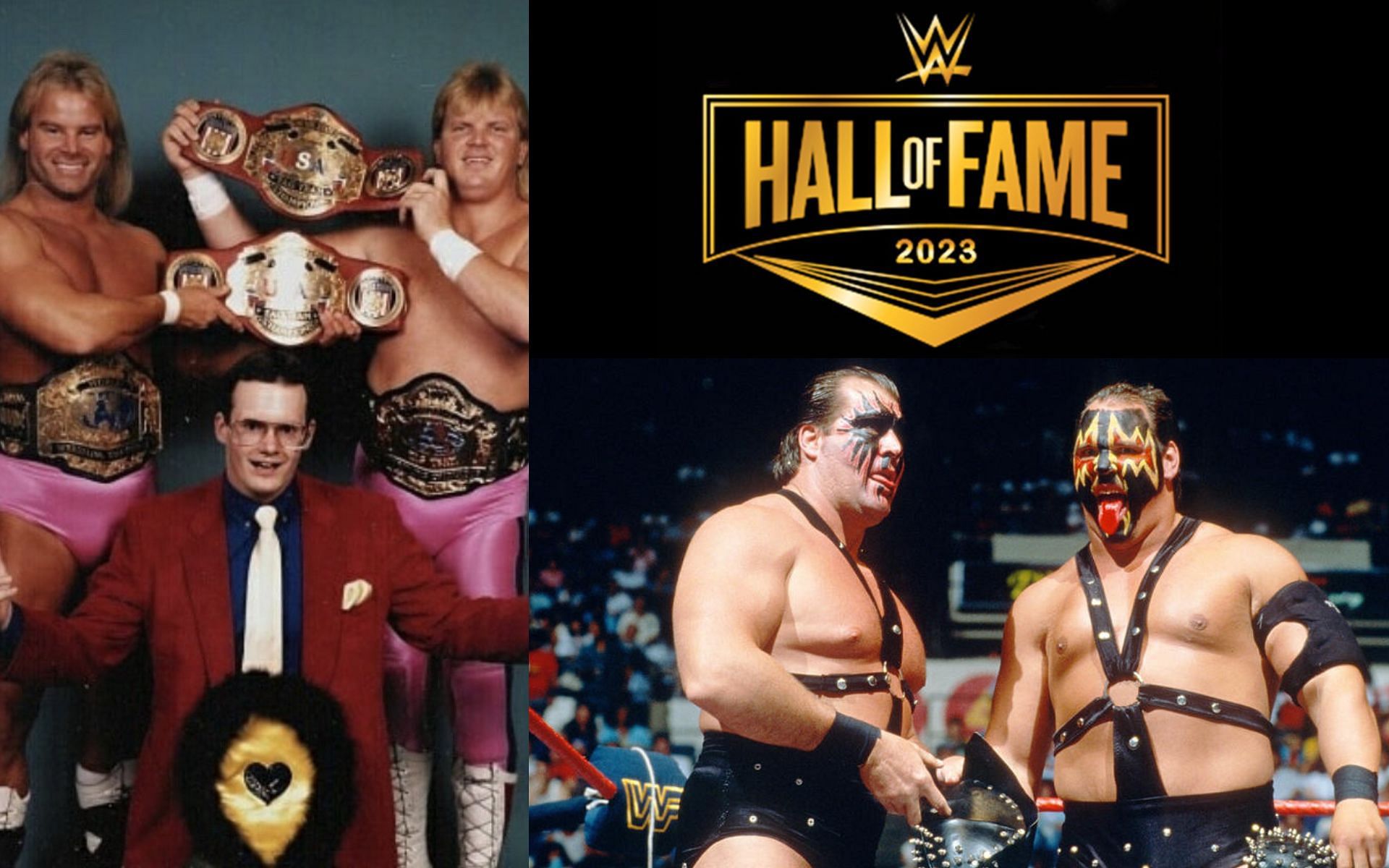 Demolition and The Midnight Express should be in the WWE HOF immediately!