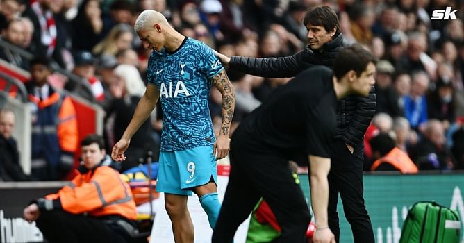 Tottenham star Richarlison leaves pitch in tears after picking up injury inside five minutes of PL match against Southampton