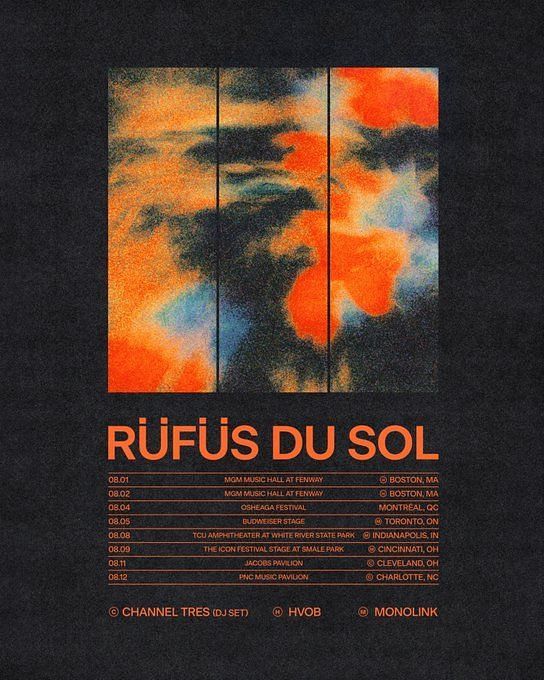 Rufus Du Sol Tour Tickets, where to buy, dates, venues, and more