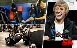 WATCH: Paddy Pimblett accidentally drops a little person with front kick while enacting 'This is Sparta' scene