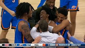 Watch- Jalen Williams converts game-winning putback to keep Thunder's season alive