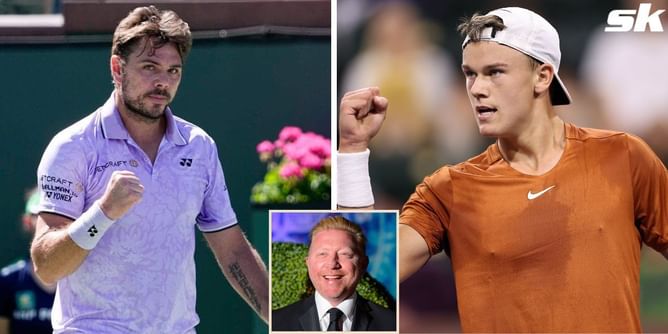 "Love the intensity from both players" - Boris Becker comments on Stan Wawrinka vs Holger Rune saga