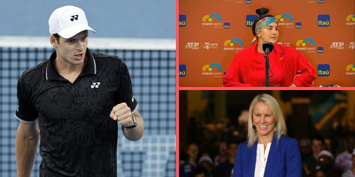 Bianca Andreescu and Rennae Stubbs hailed Hubert Hurkacz for his gesture towards Thanasi Kokkinakis