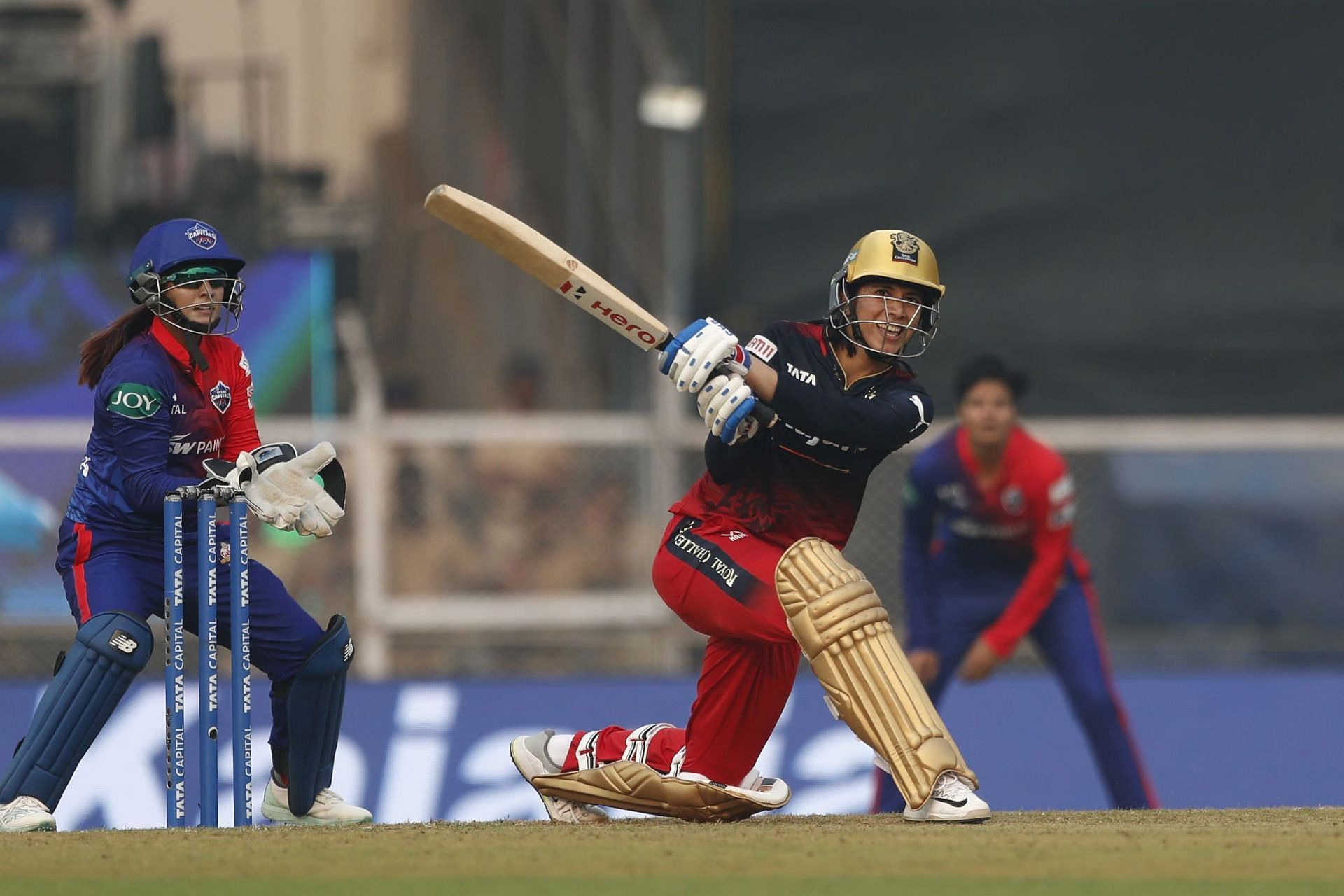 Smriti Mandhana against Delhi Capitals [Pic Credit: Getty Images]