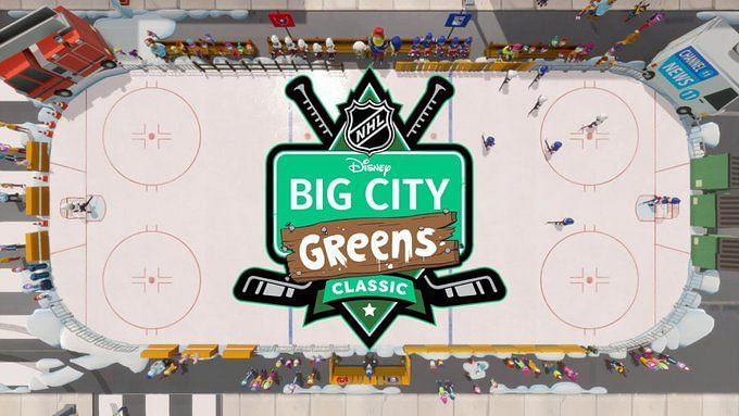 ESPN & Disney Channel To Produce First-Ever LIVE Animated NHL Game Broadcast With 'Big City Greens Classic
