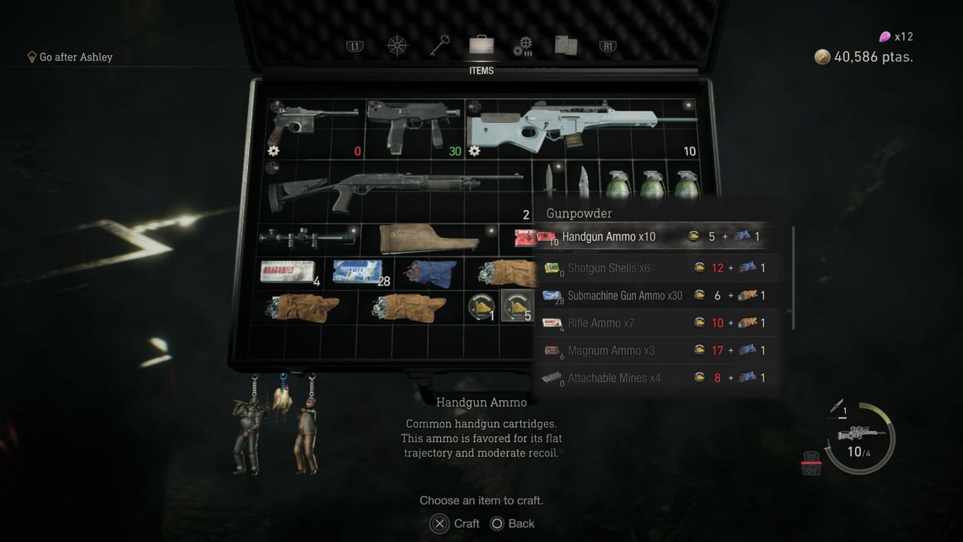 All attache case charms in Resident Evil 4 remake (Image via Capcom)