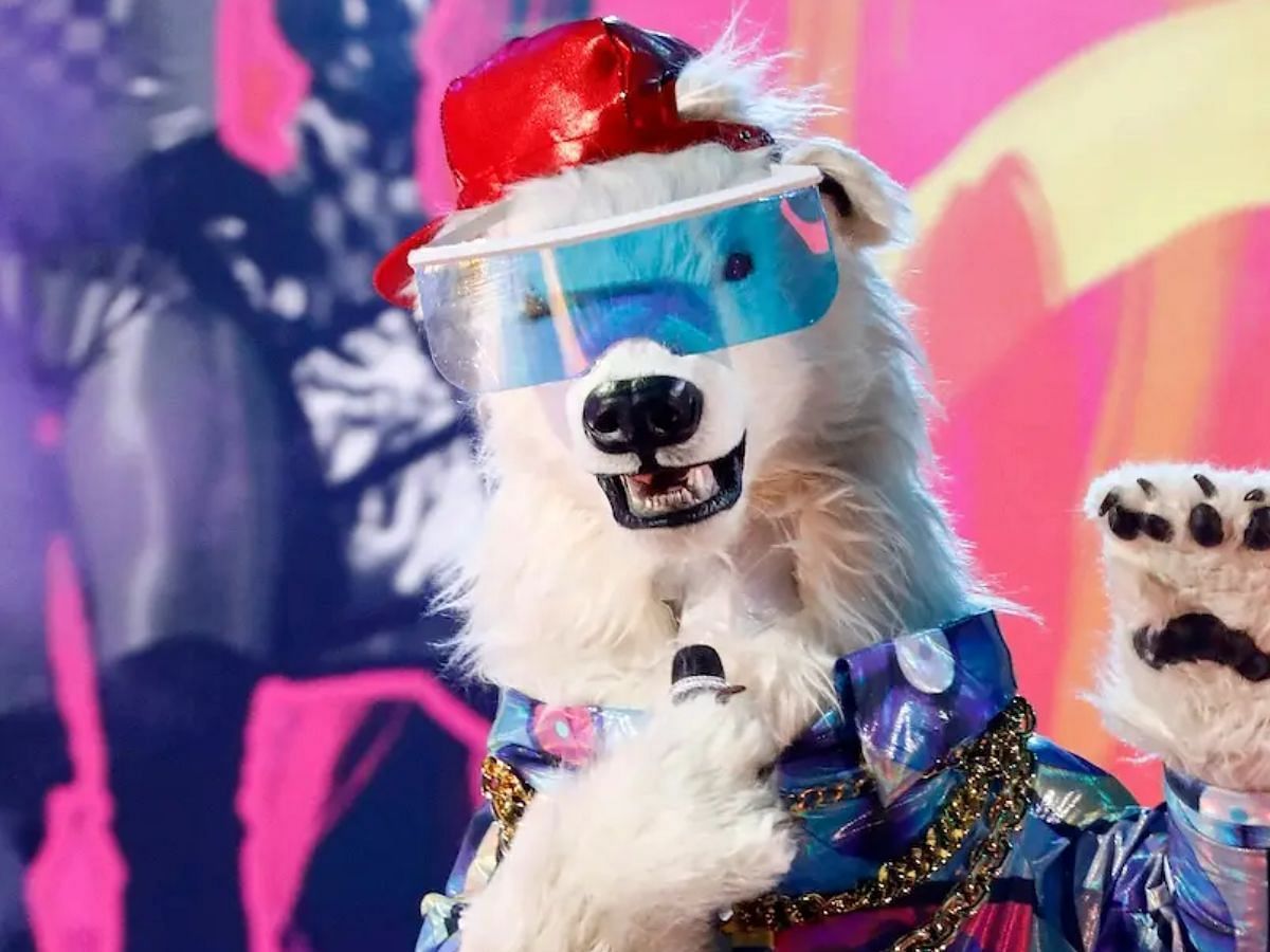 Polar Bear gets unmasked after his first performance (Image via Fox)