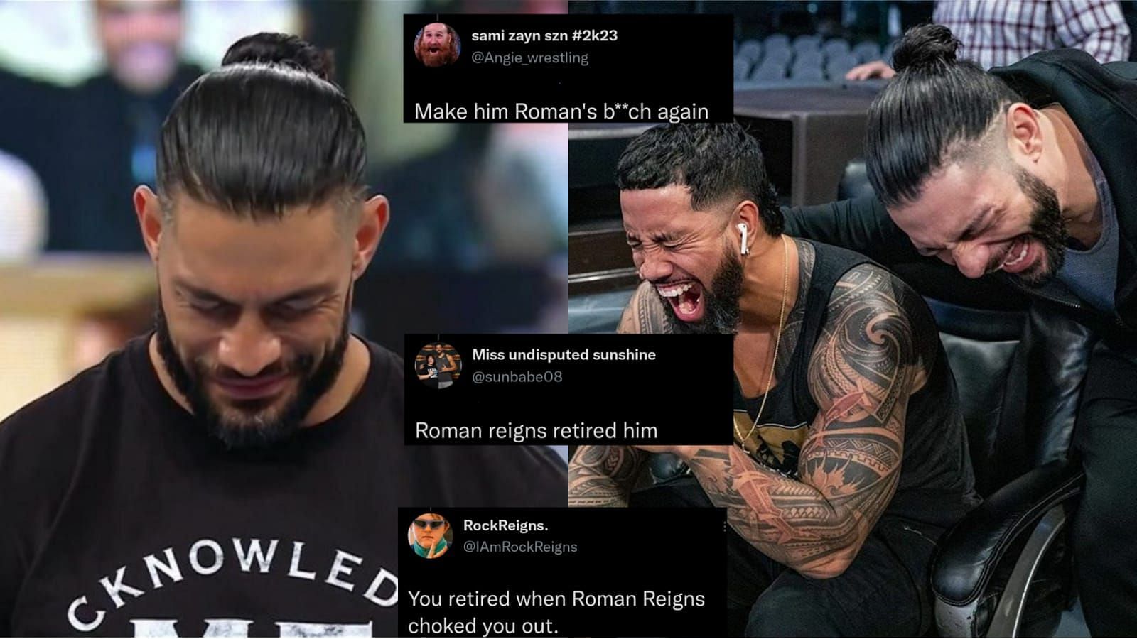 Make Him Romans Bch Again Roman Reigns Retired Him Twitter