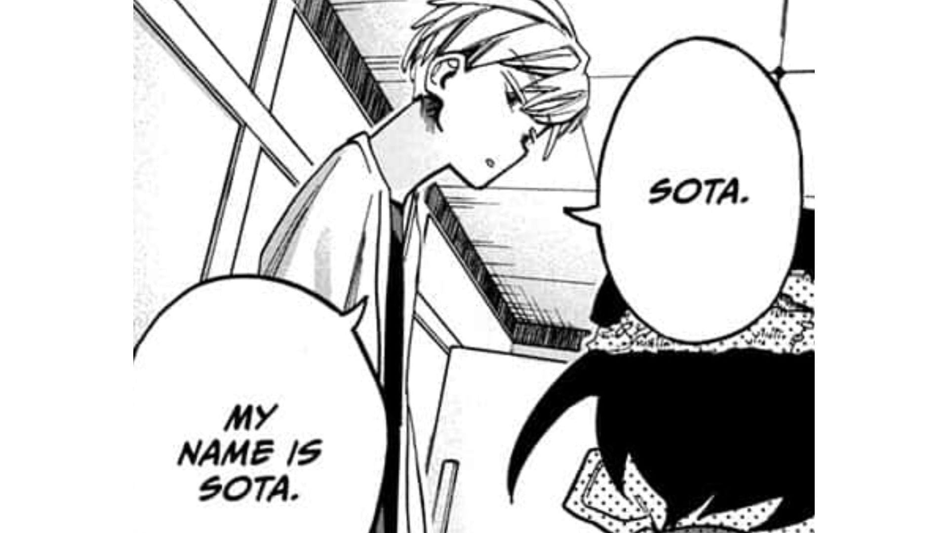 Sota as seen in The Ichinose Family&#039;s Deadly Sins manga (Image via Shueisha/Taizan 5)