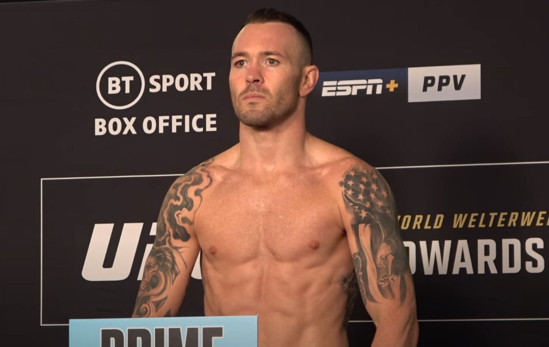 Colby Covington weighs-in as back-up for Usman vs. Edwards 3