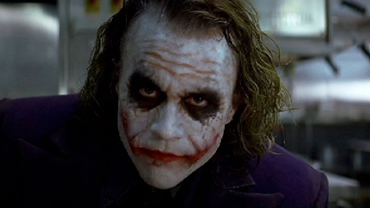 The Joker&#039;s iconic performance in The Dark Knight (Image via Warner Bros)