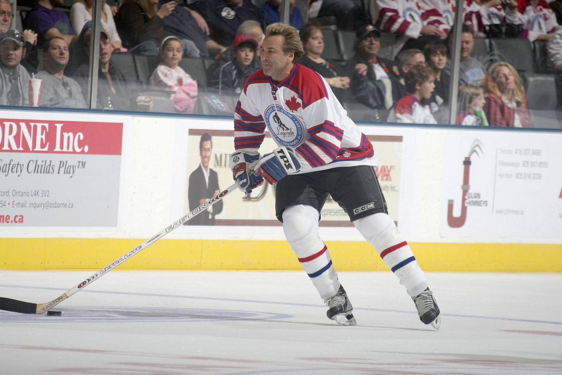 Glenn Anderson at the Hockey Hall of Fame Legends Classic Game