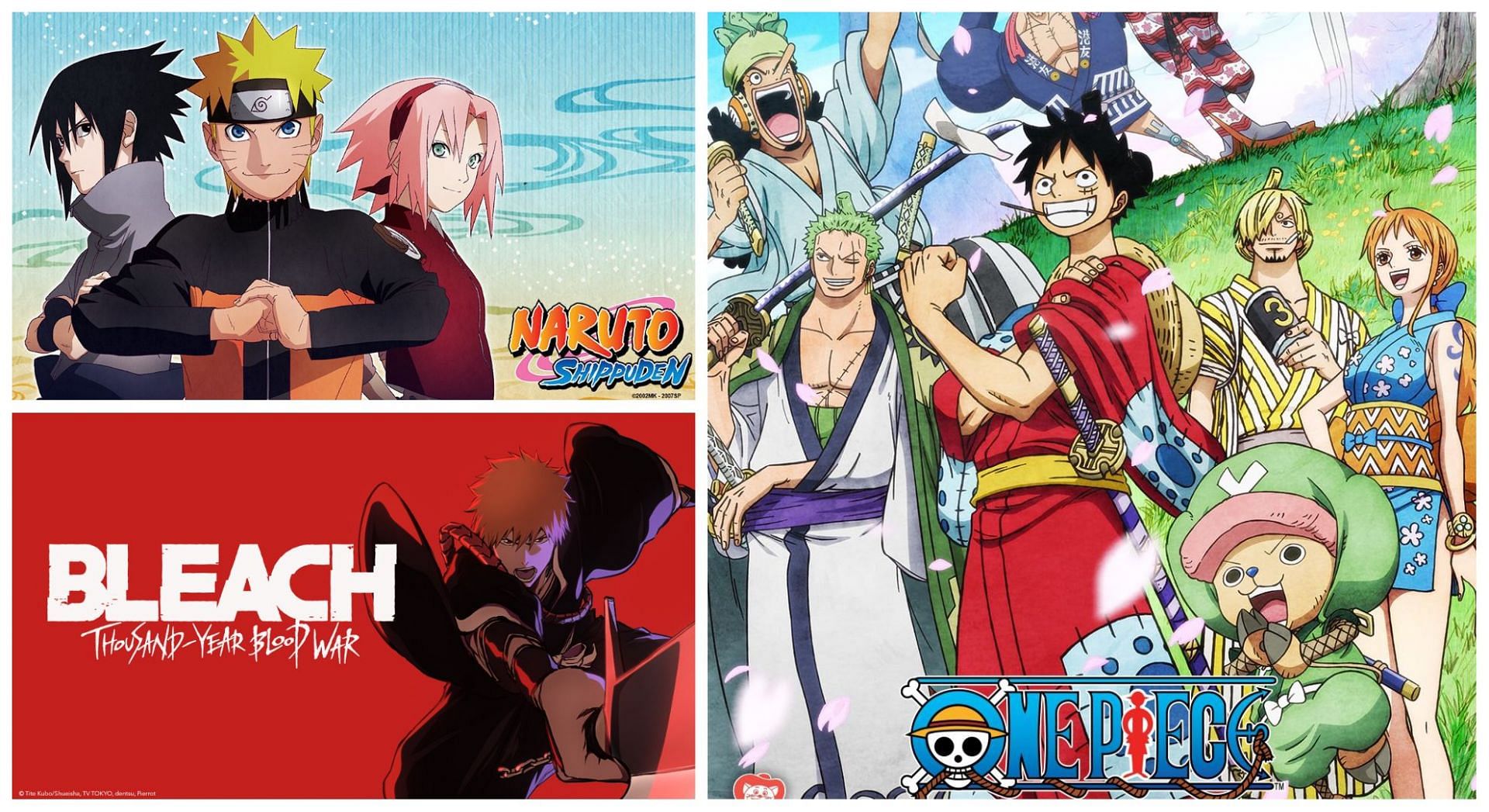 Ratings- Attack on Titan / One Piece / Bleach