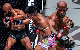 WATCH: Demetrious Johnson and Rodtang Jitmuangnon trade damage in their mixed rules matchup