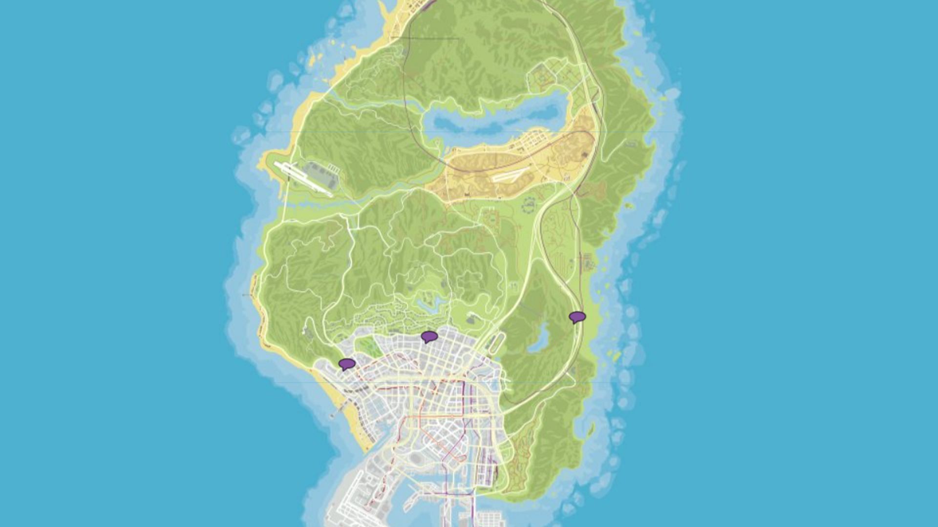 These are their current locations (Image via GTAWeb.eu)