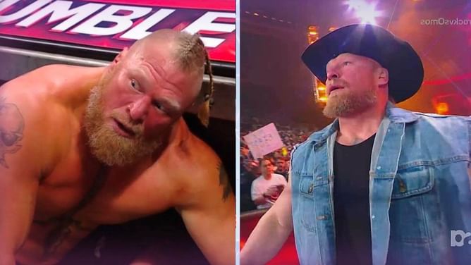 "What cowboy leaves his hat behind?" - Current WWE star claims Brock Lesnar was afraid during recent RAW tapings