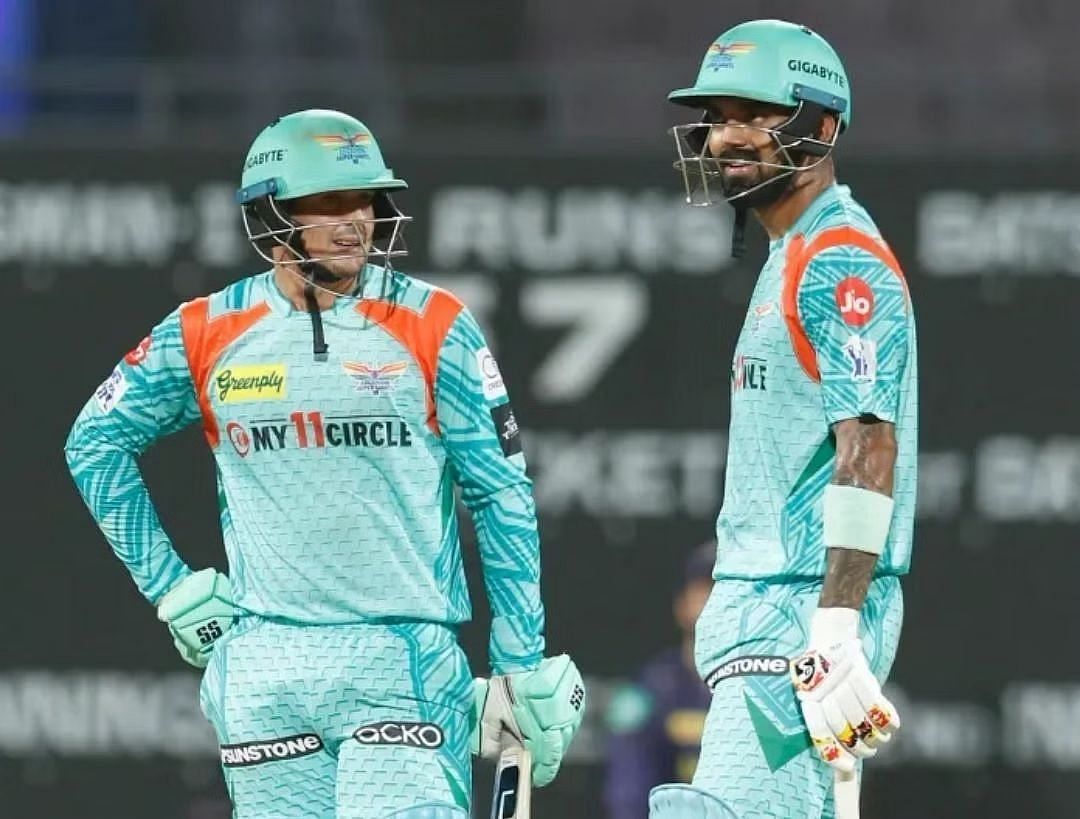 Quinton de Kock and KL Rahul will likely open the batting for the Lucknow Super Giants. [P/C: iplt20.com]