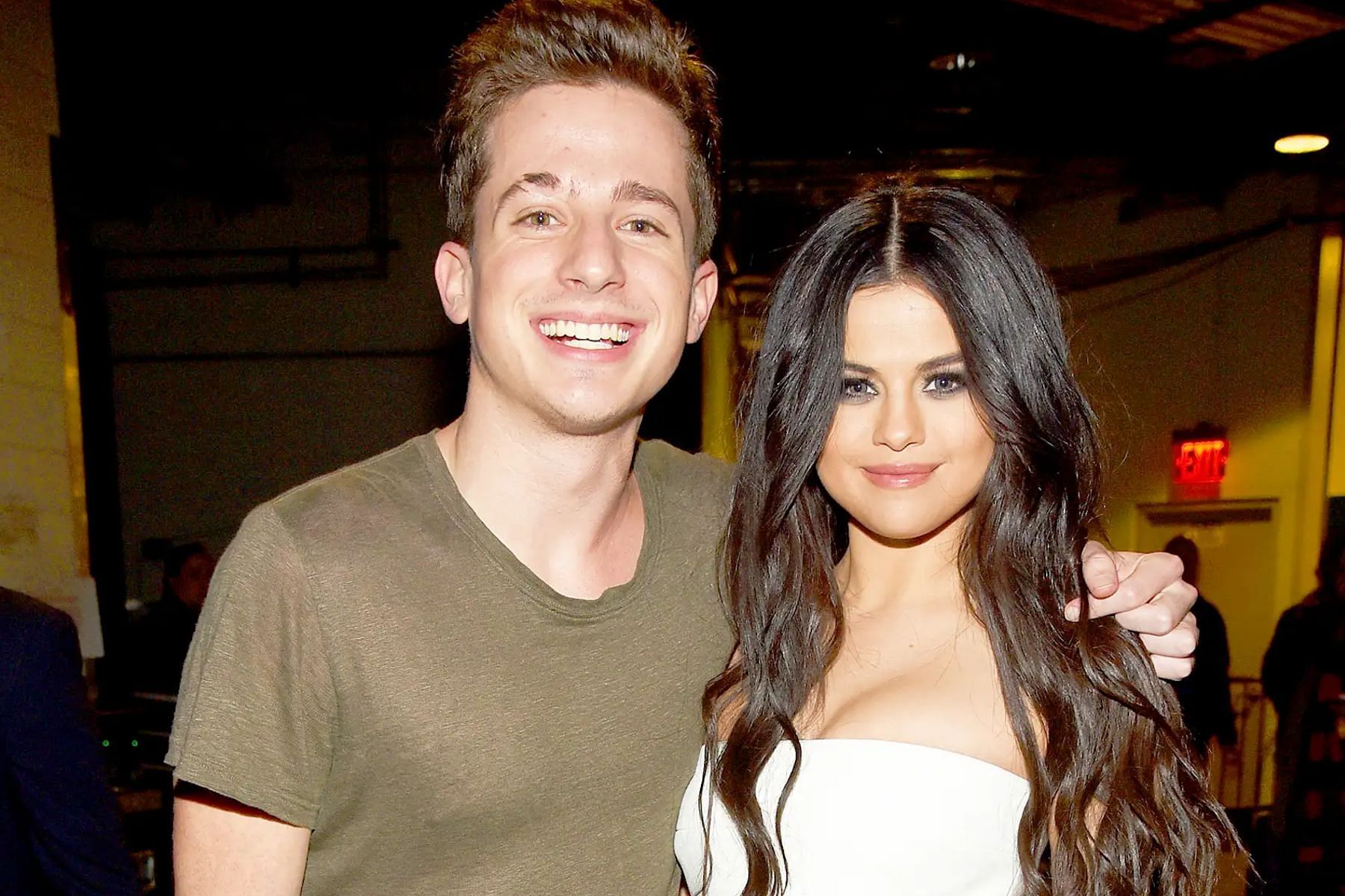 Charlie Puth with Selena Gomez (Image via Getty Images)