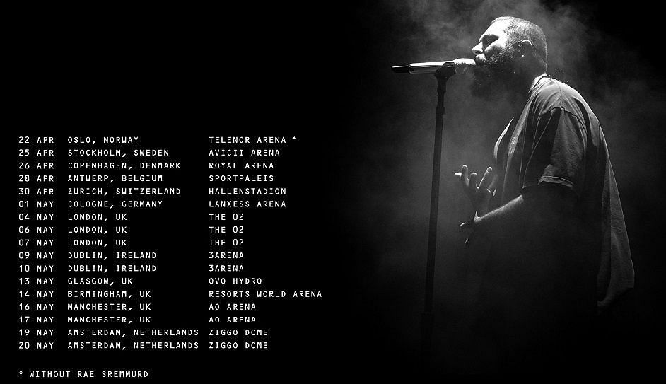 Post Malone's 2023 Tour Cities and Dates
